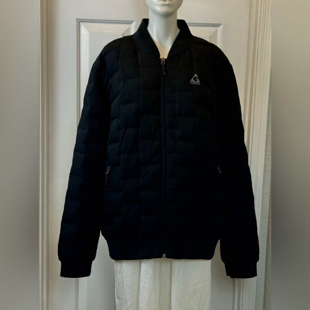 Gerry Black Quilted Jacket Size XL